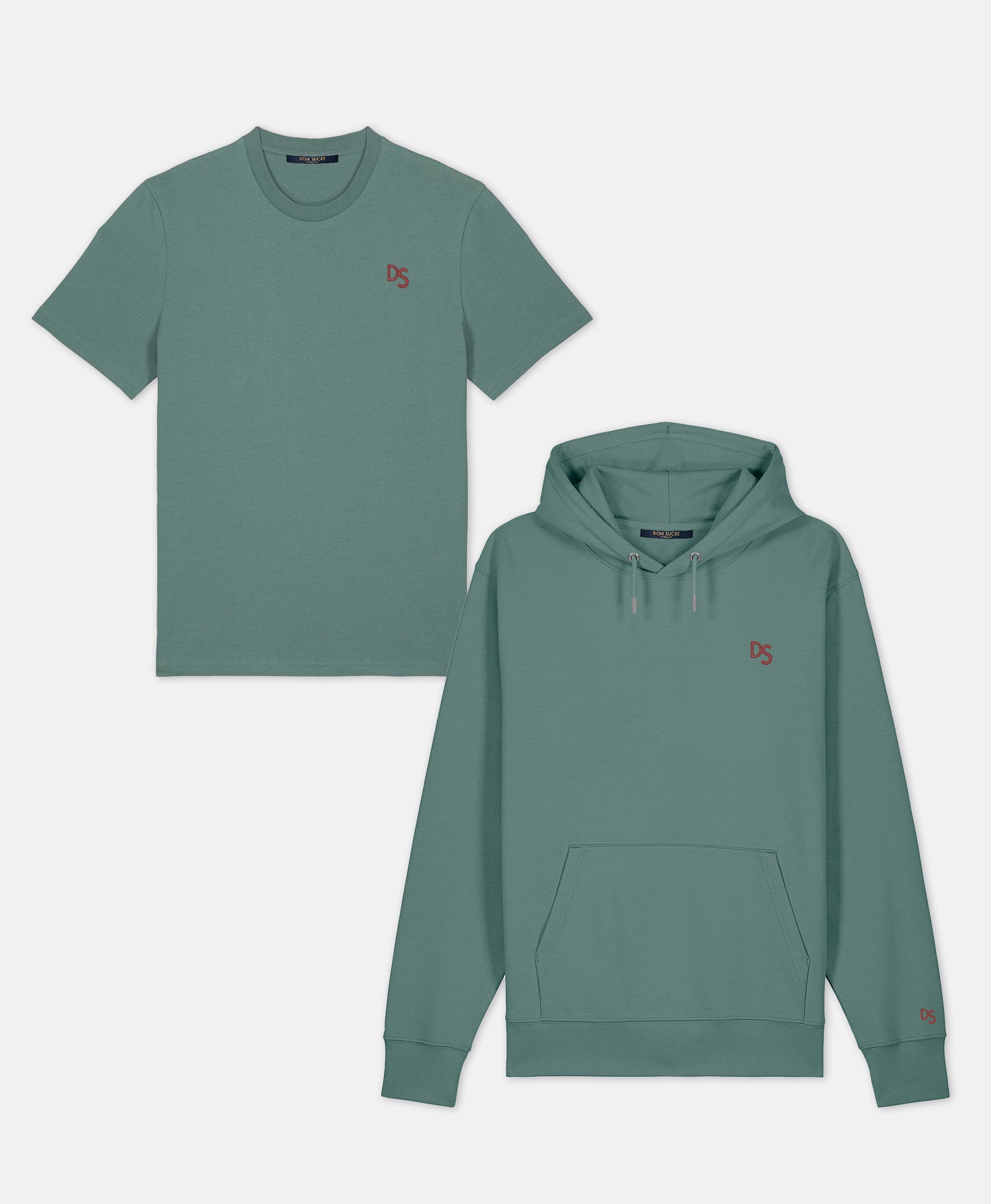 2-Pack Monogram Essential Hoodie & T-Shirt