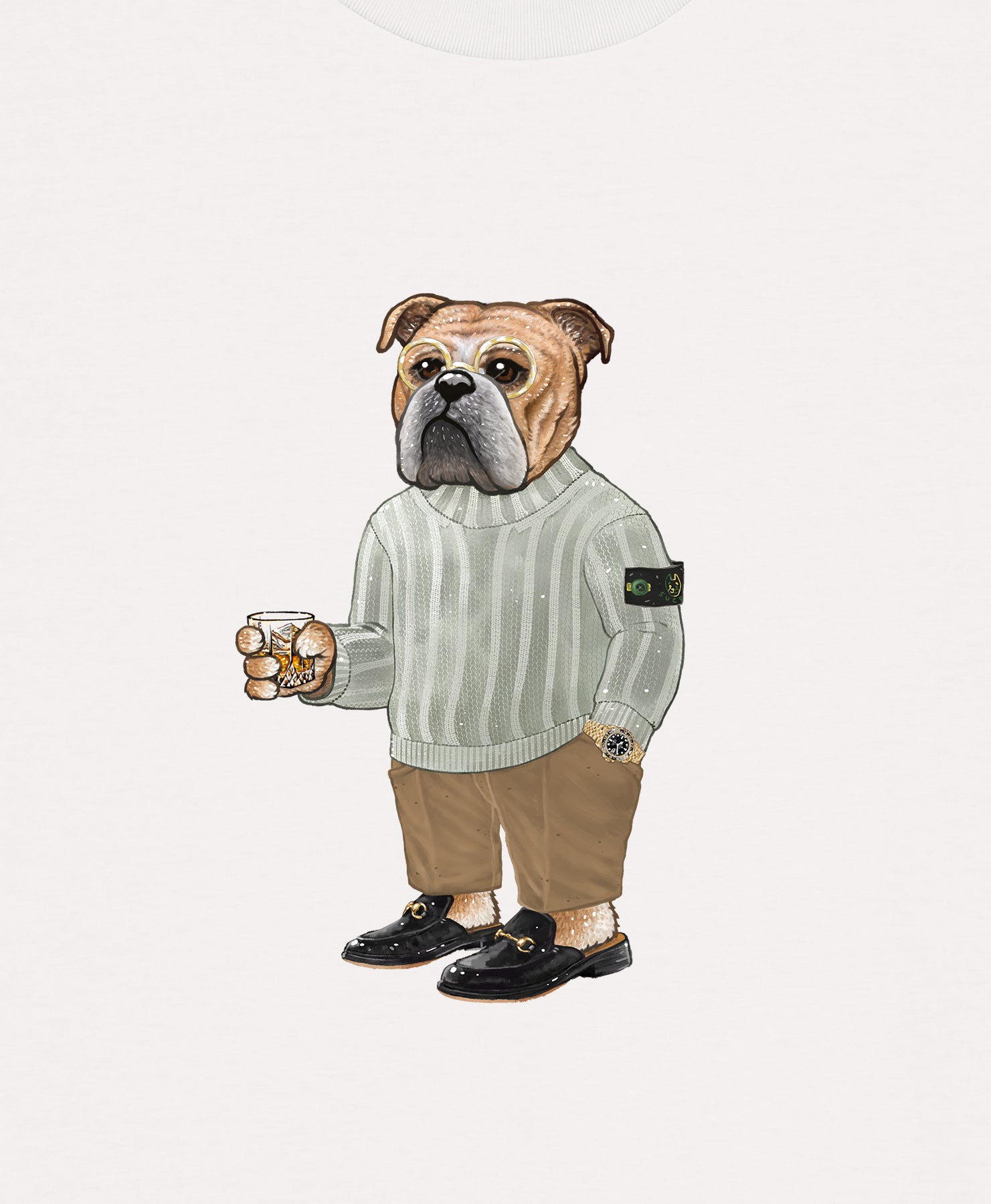 Bulldog "Baller" T-shirt