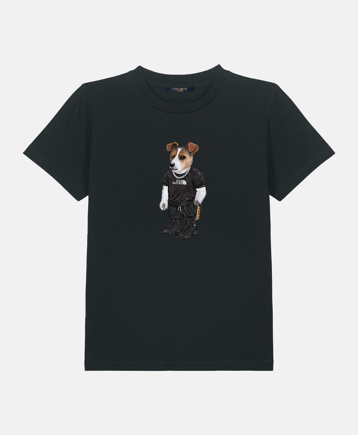Jack Russel Terrier T-Shirt Kids Black