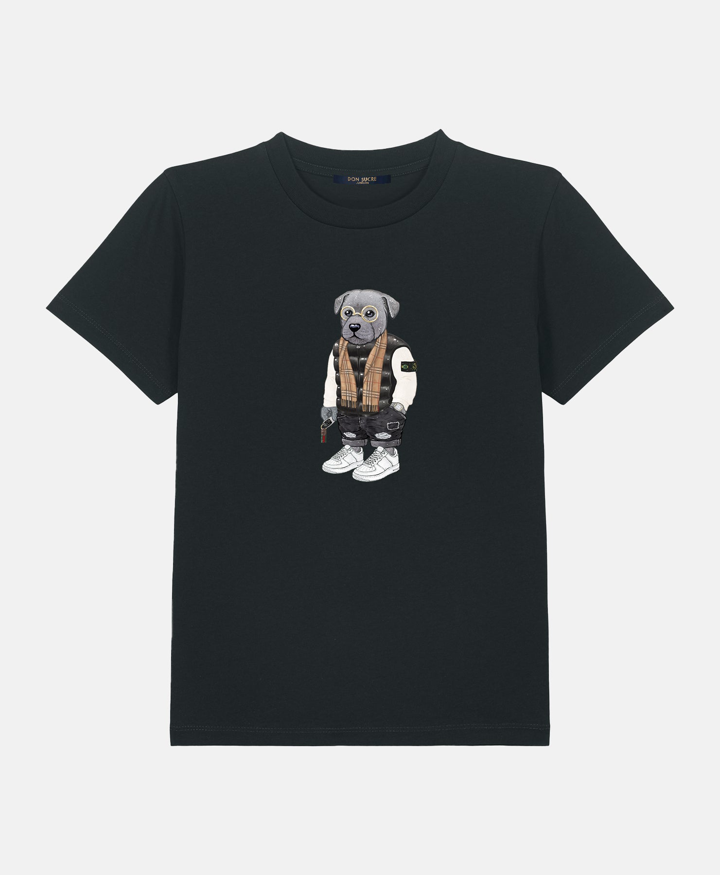 Staffordshire Bull Terrier T-Shirt Kids Black