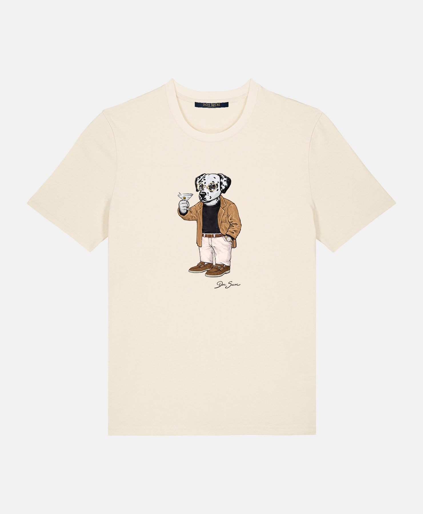 Dalmatian T-Shirt Natural Raw