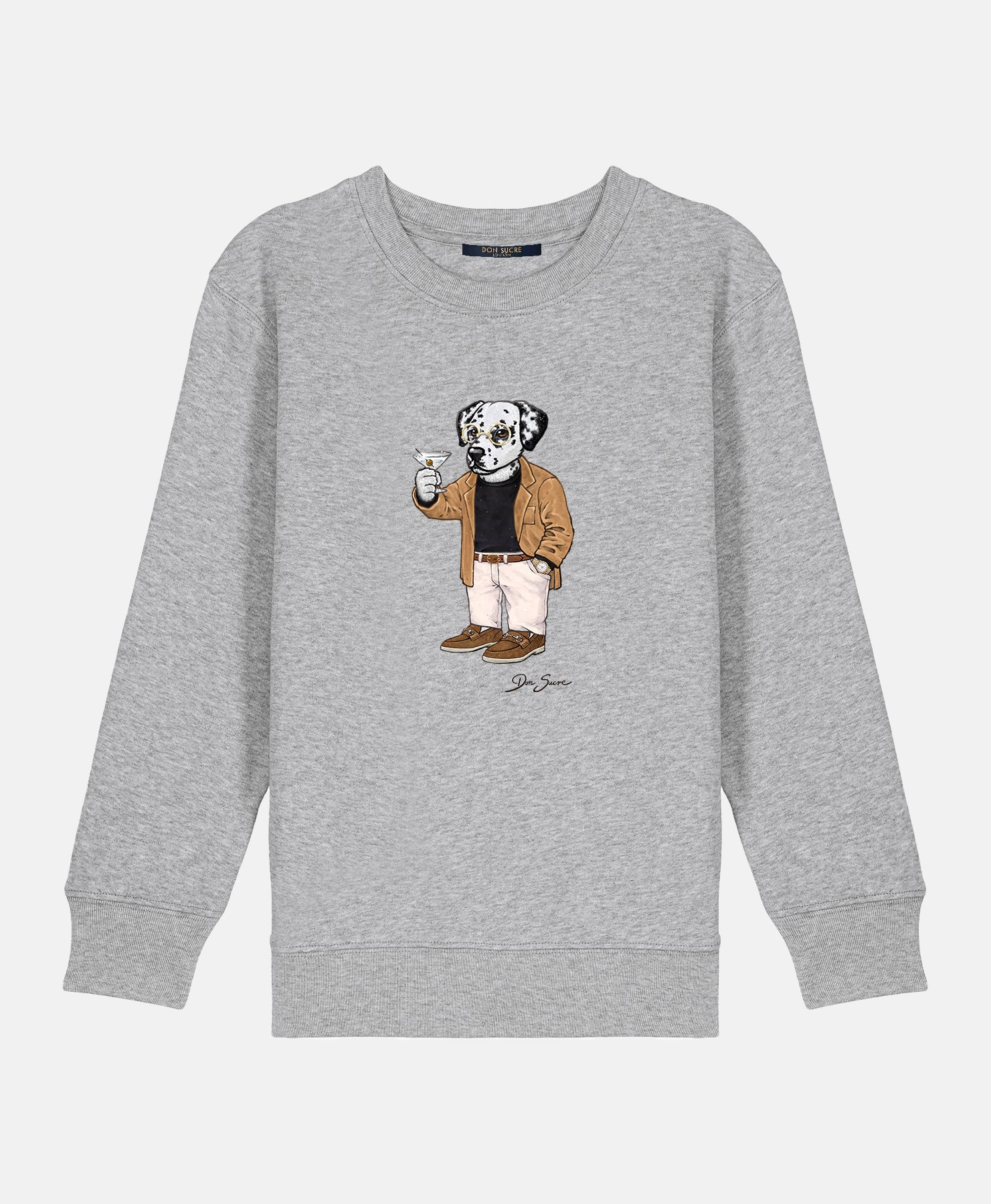 Dalmatian Jumper Kids Heather Grey