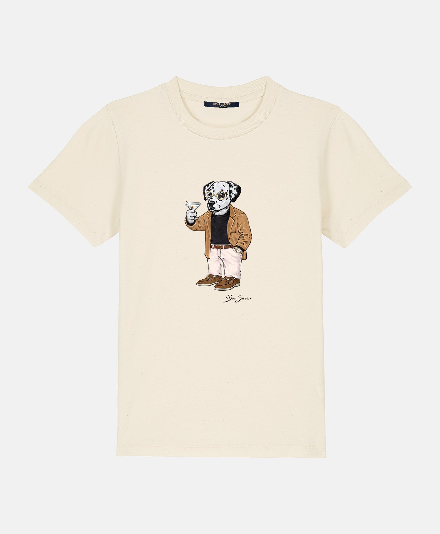 Dalmatian T-Shirt Kids Natural Raw