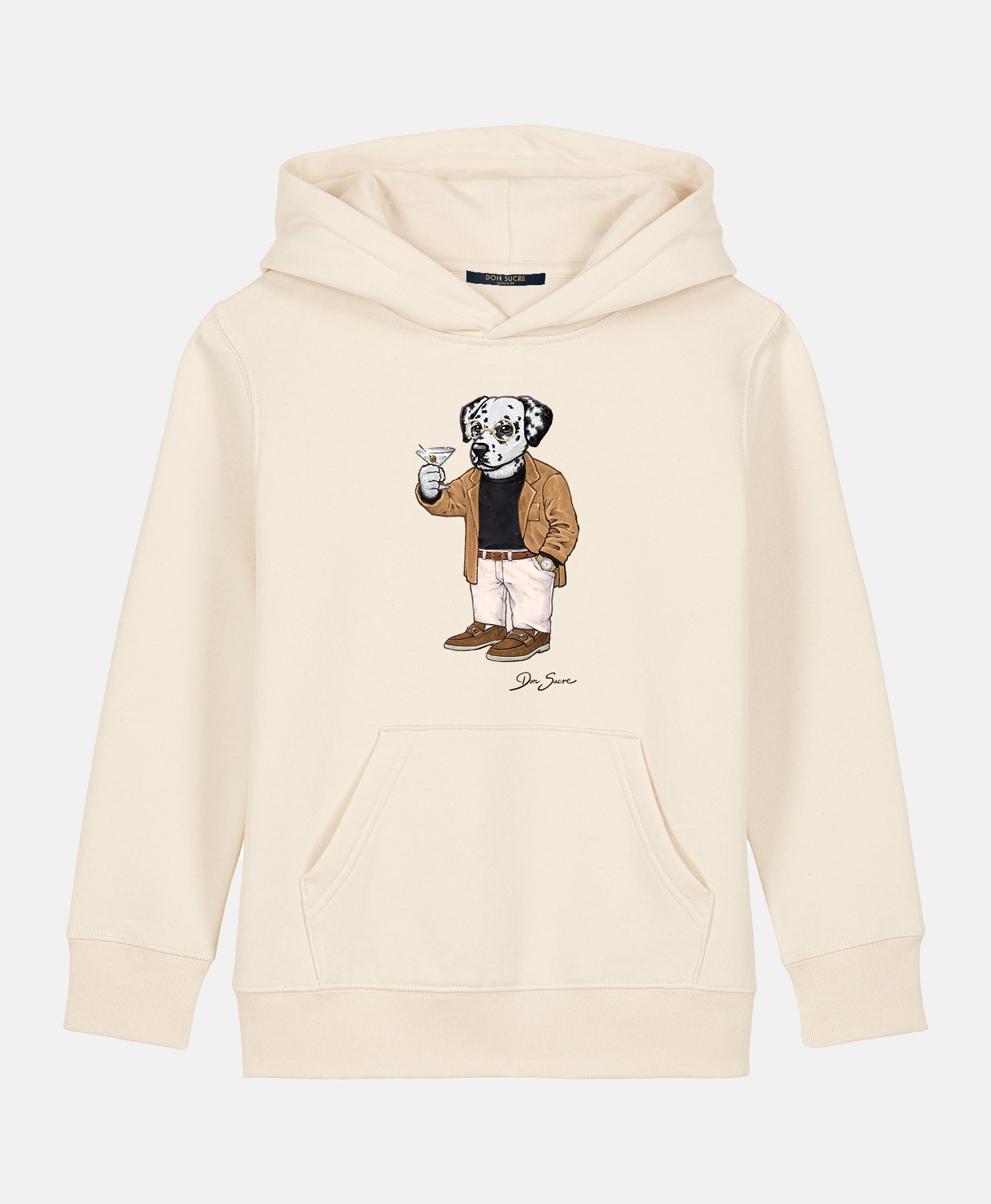 Dalmatian Hoodie Kids Natural Raw