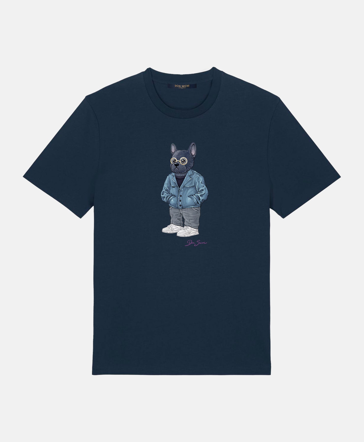 French Bulldog T-Shirt French Navy