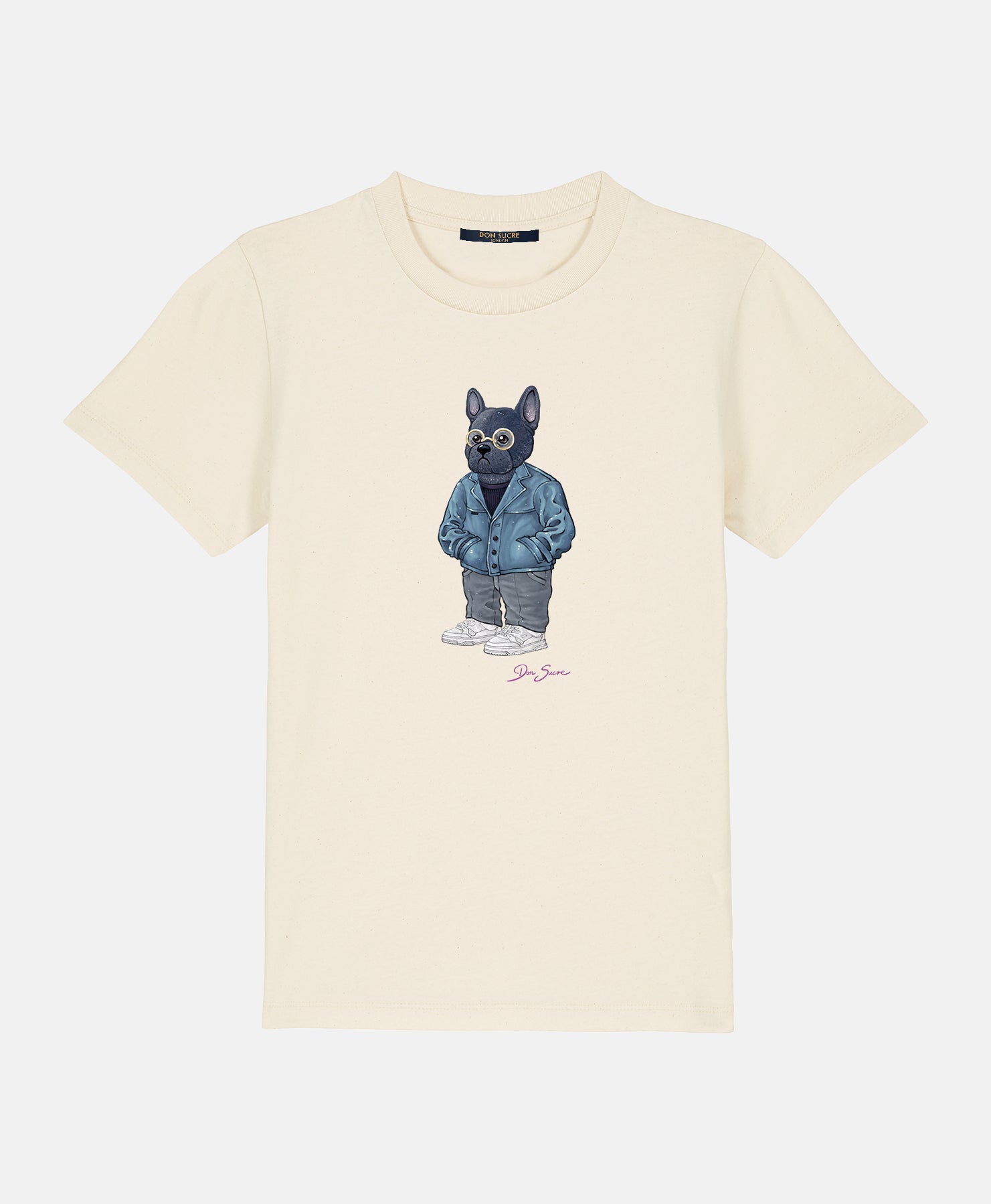 French Bulldog T-Shirt Kids Natural Raw