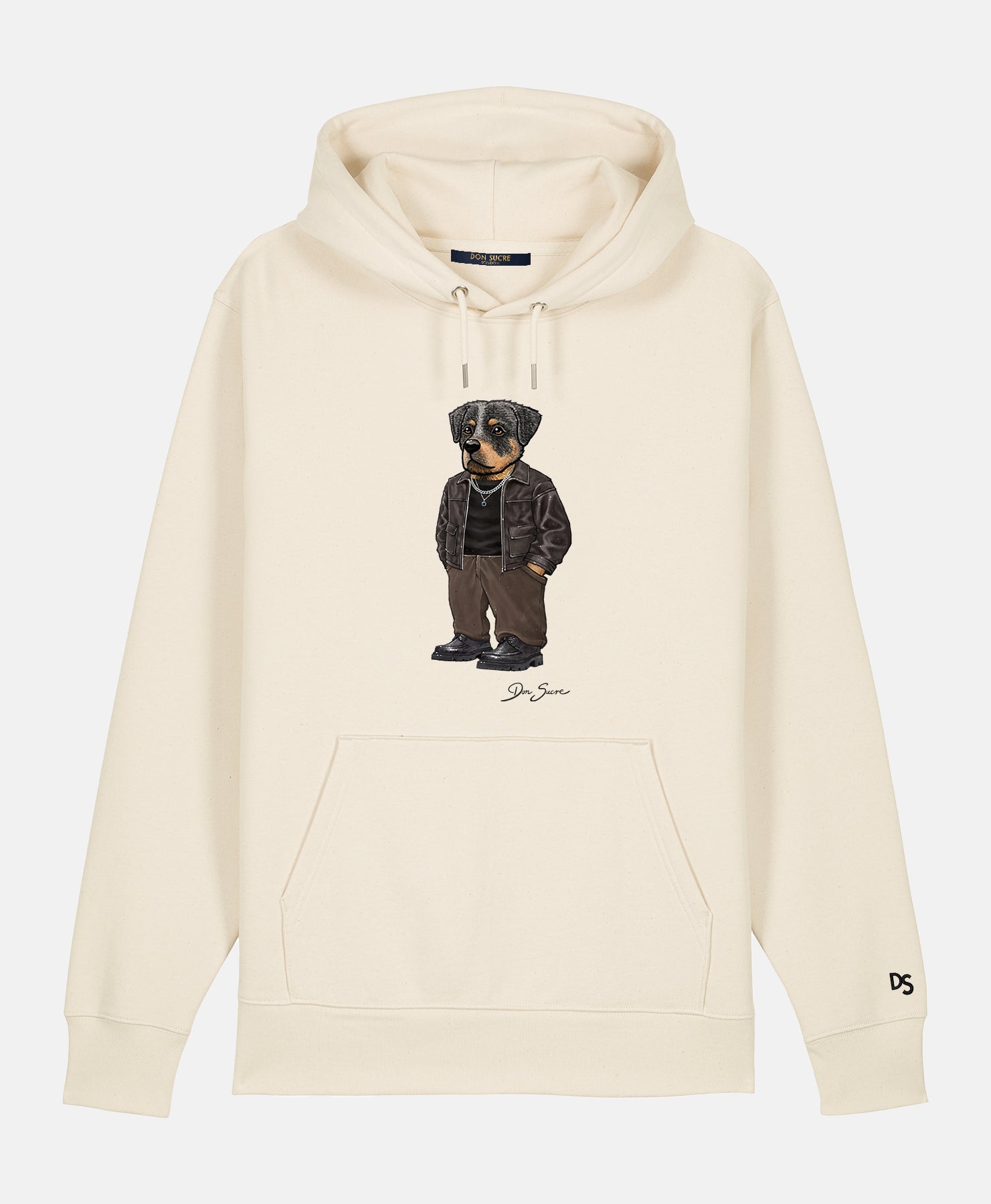 Rottweiler Hoodie Natural Raw