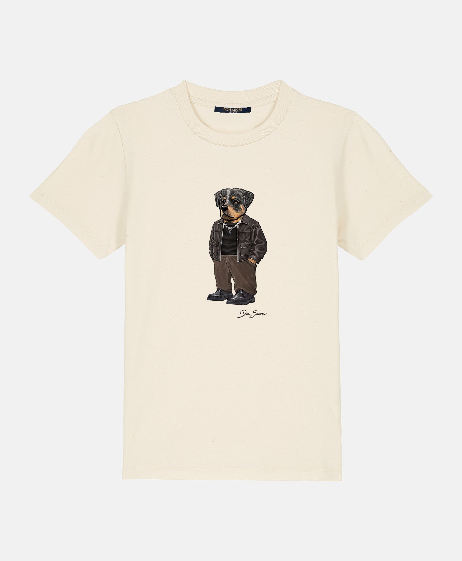 Rottweiler T-Shirt Kids Natural Raw