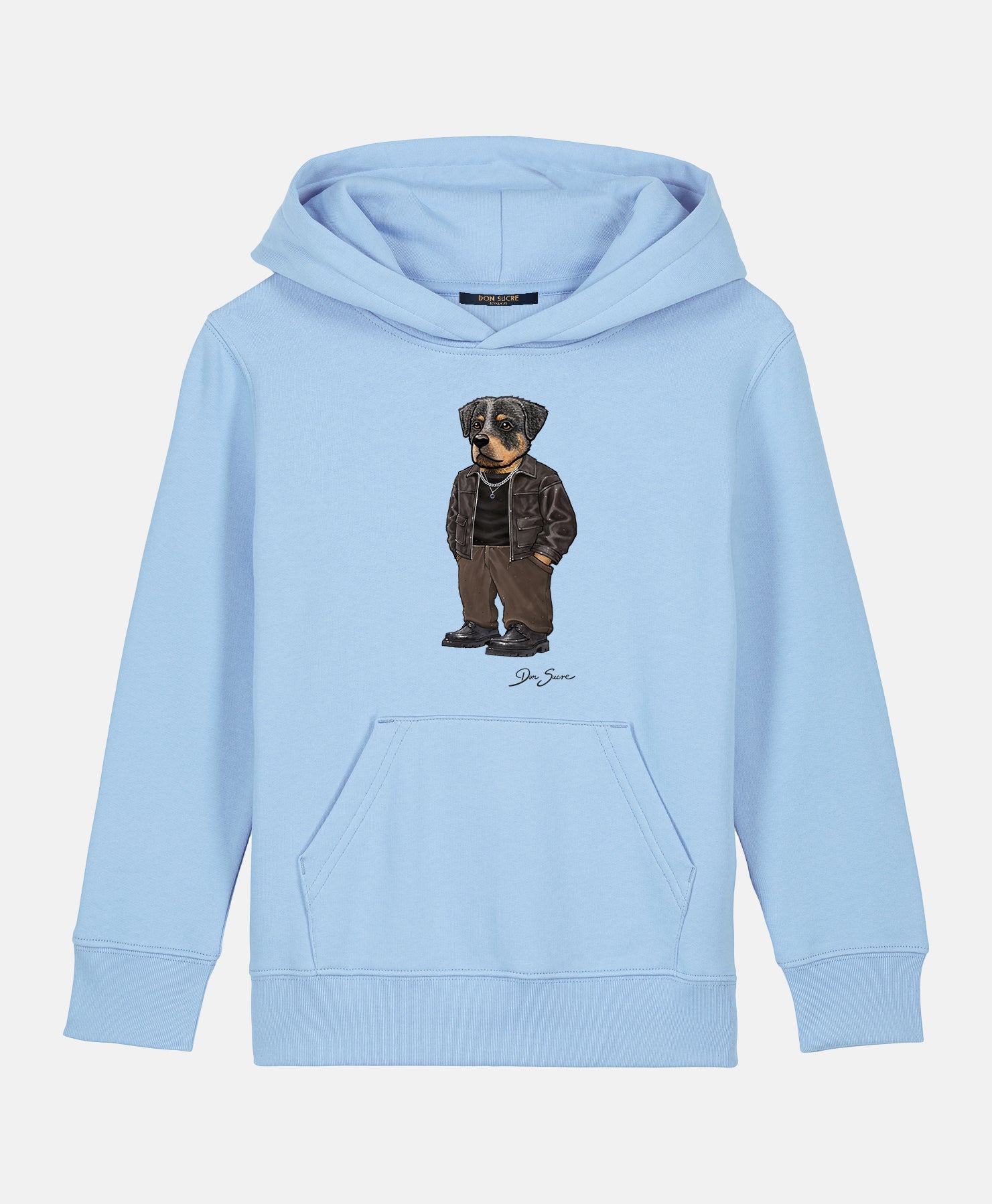 Rottweiler Hoodie Kids Blue Soul