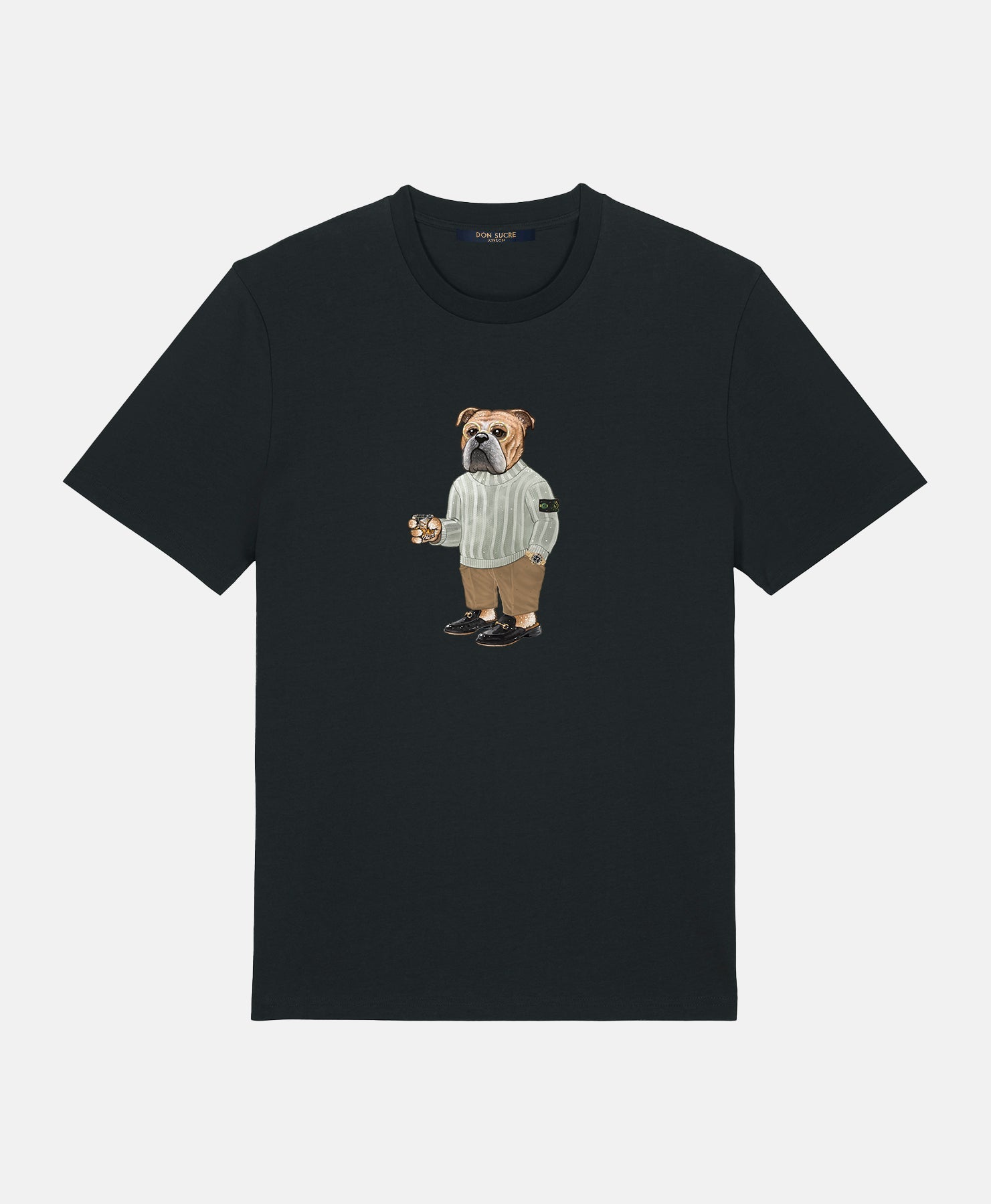 English Bulldog T-Shirt Black