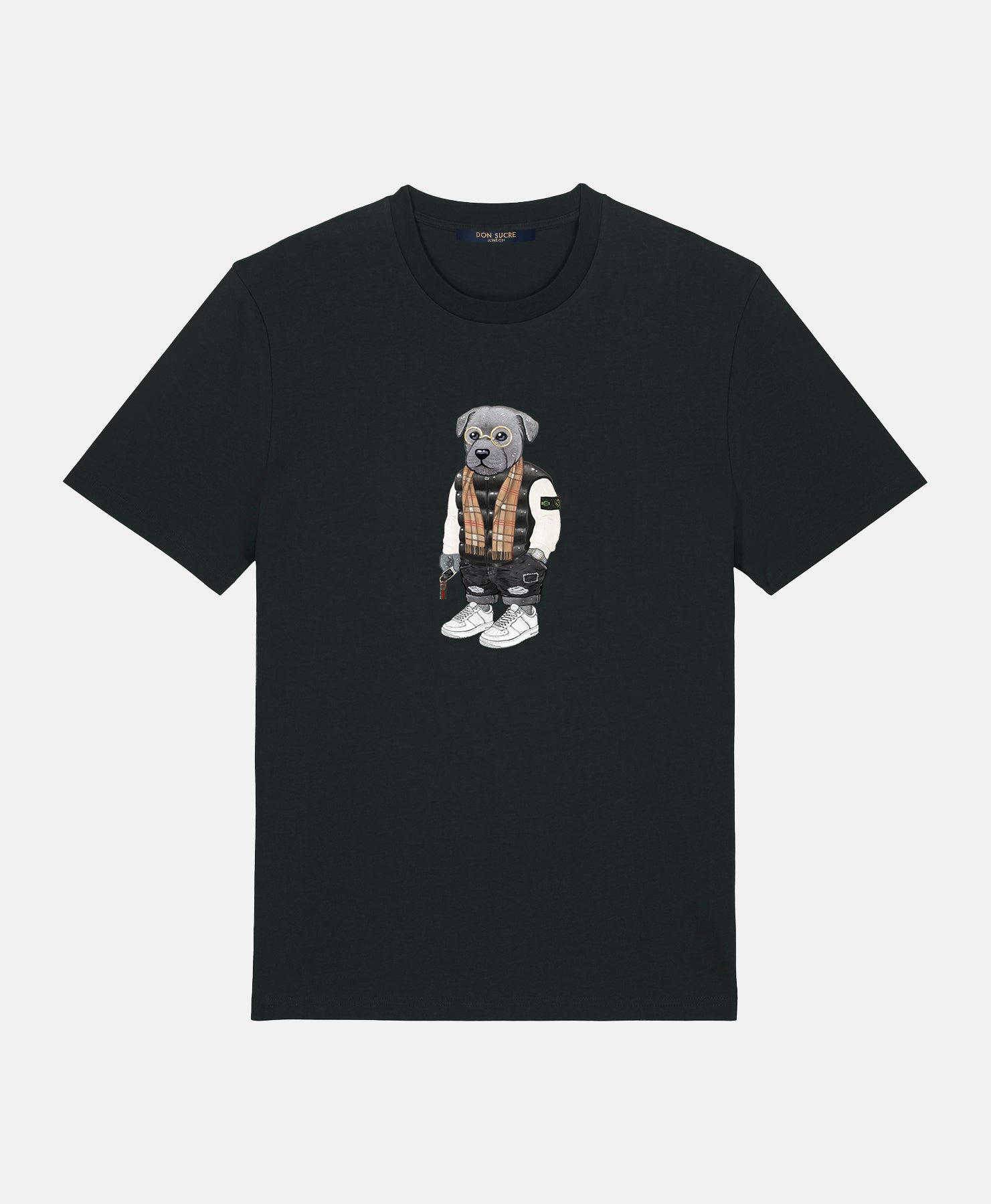 Staffordshire Bull Terrier T-Shirt Black