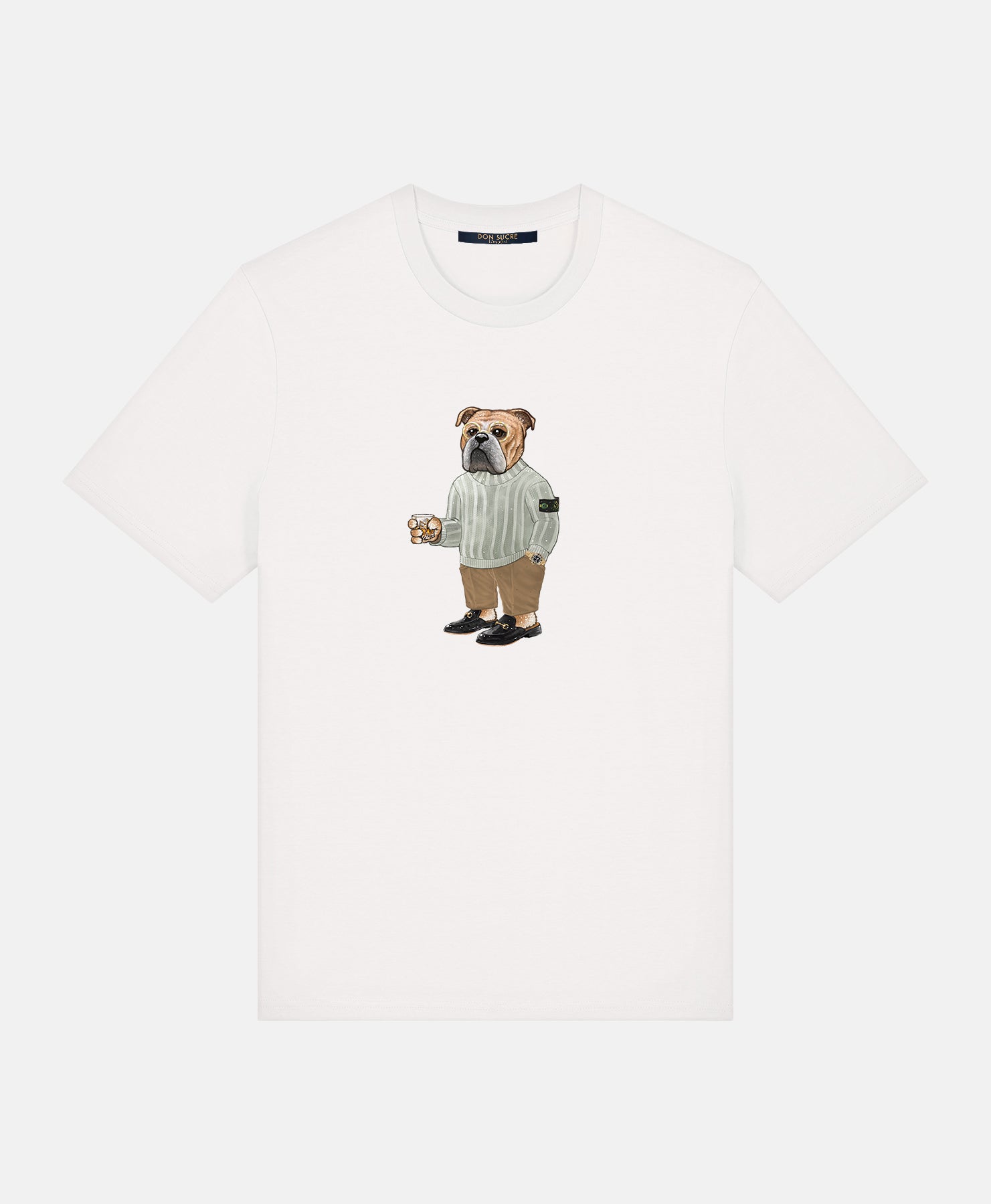 English Bulldog T-Shirt White