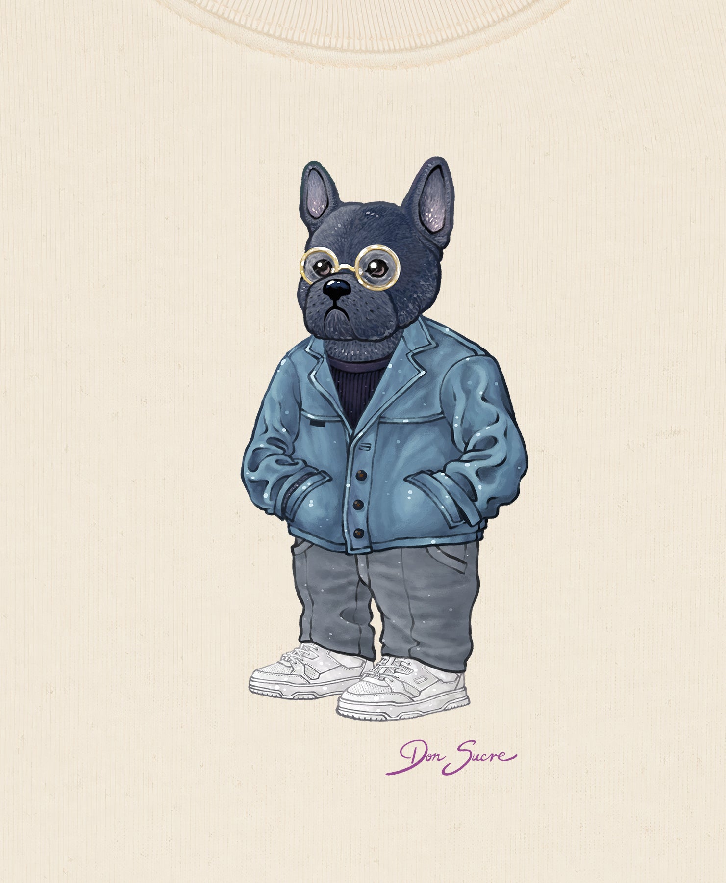 French Bulldog Jumper Natural Raw