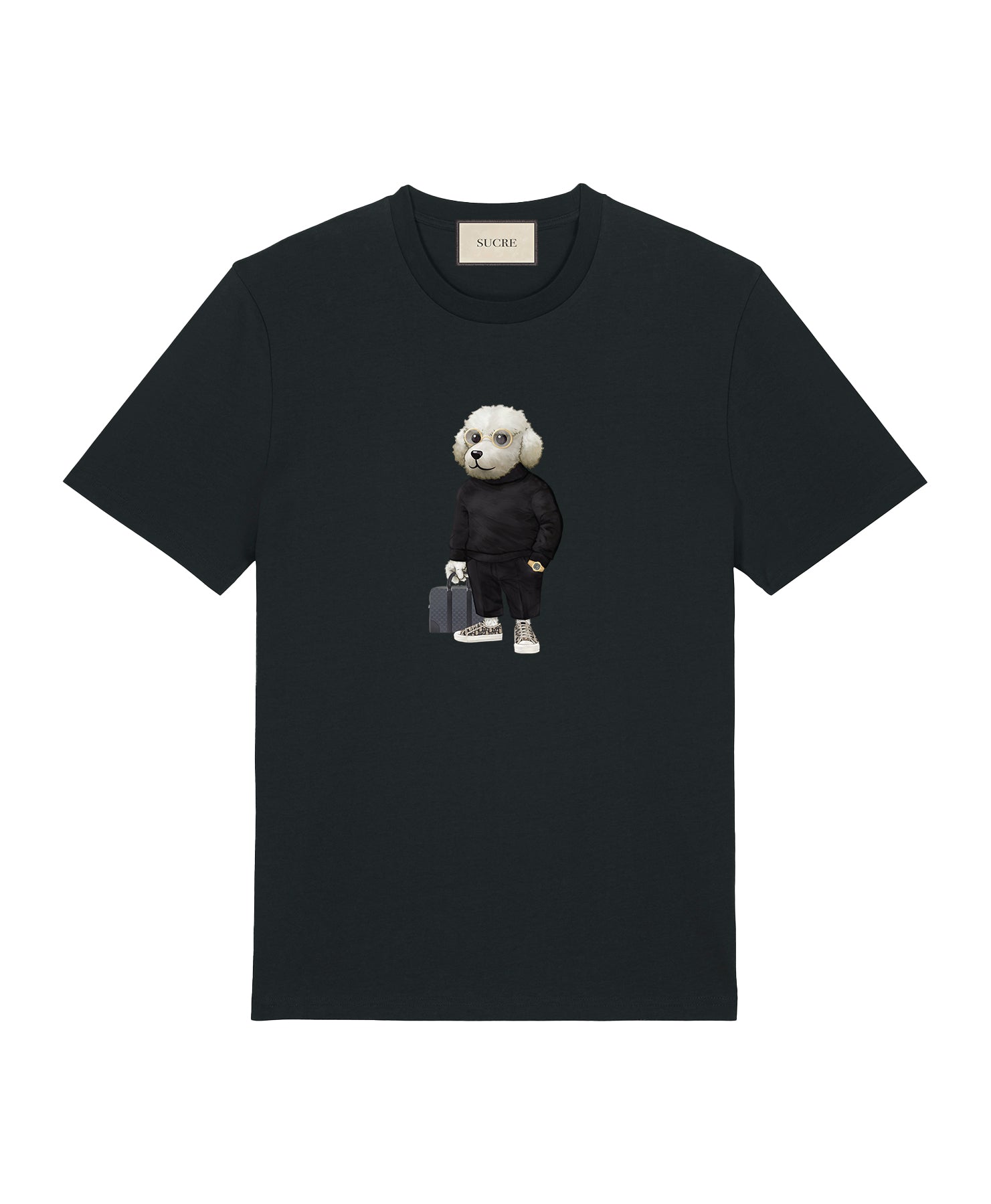 Poodle I T-Shirt Black