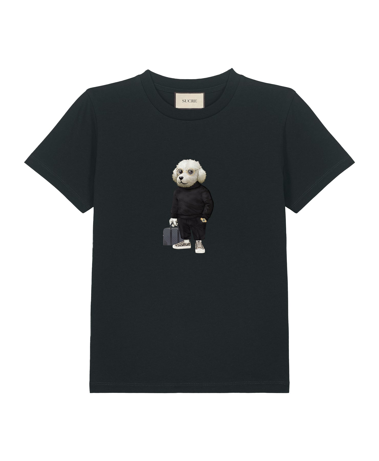 Poodle I T-shirt Kids Black