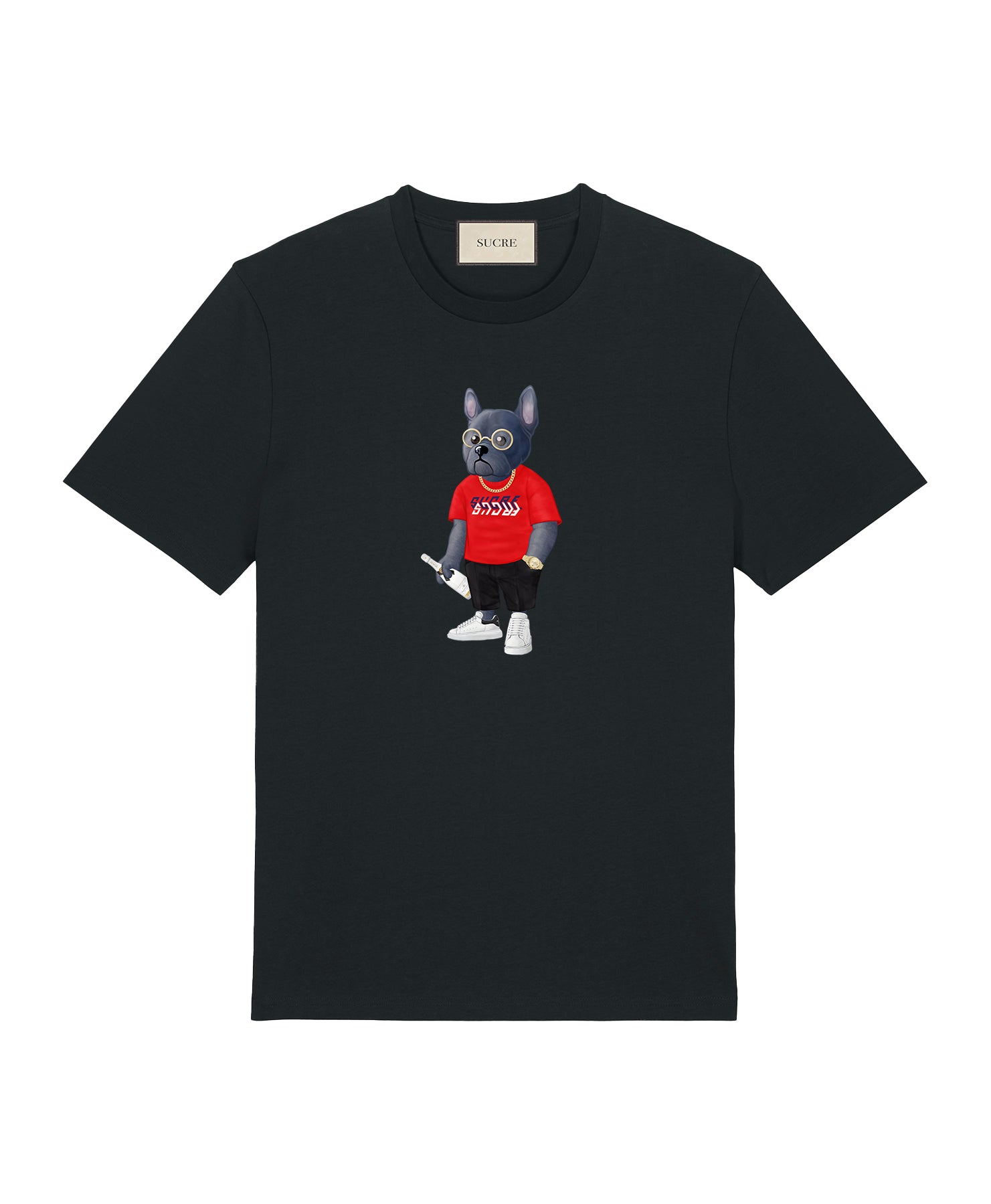 French II T-Shirt Black