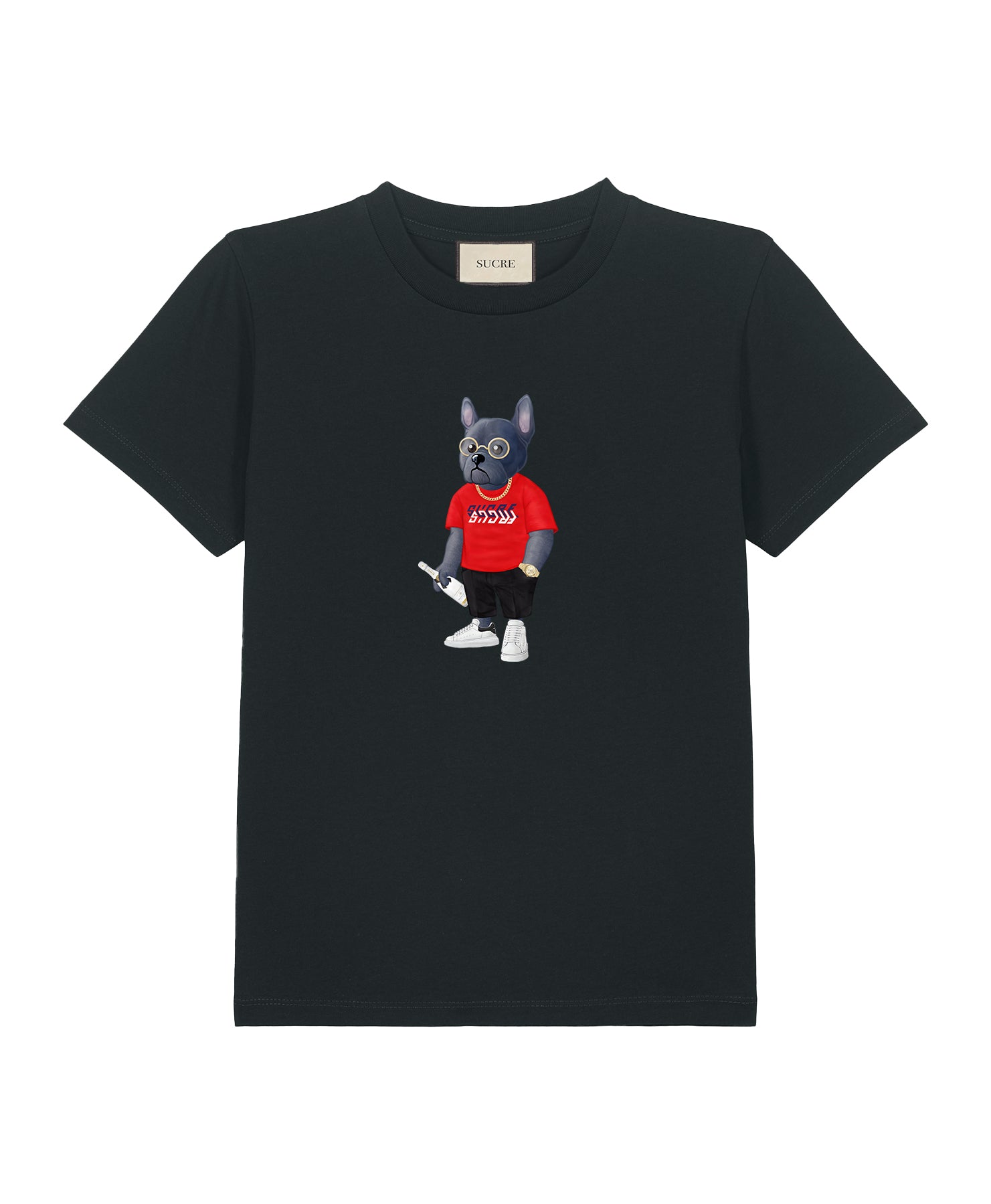 French II T-shirt Kids Black