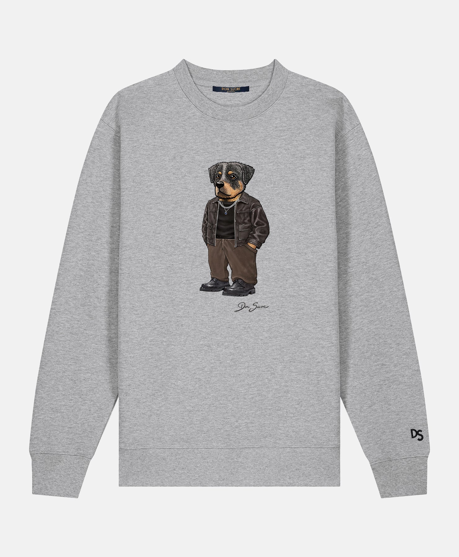 Rottweiler Jumper Heather Grey