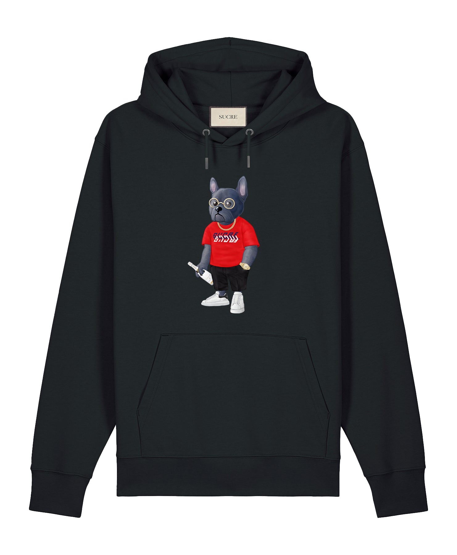 French II Hoodie Black