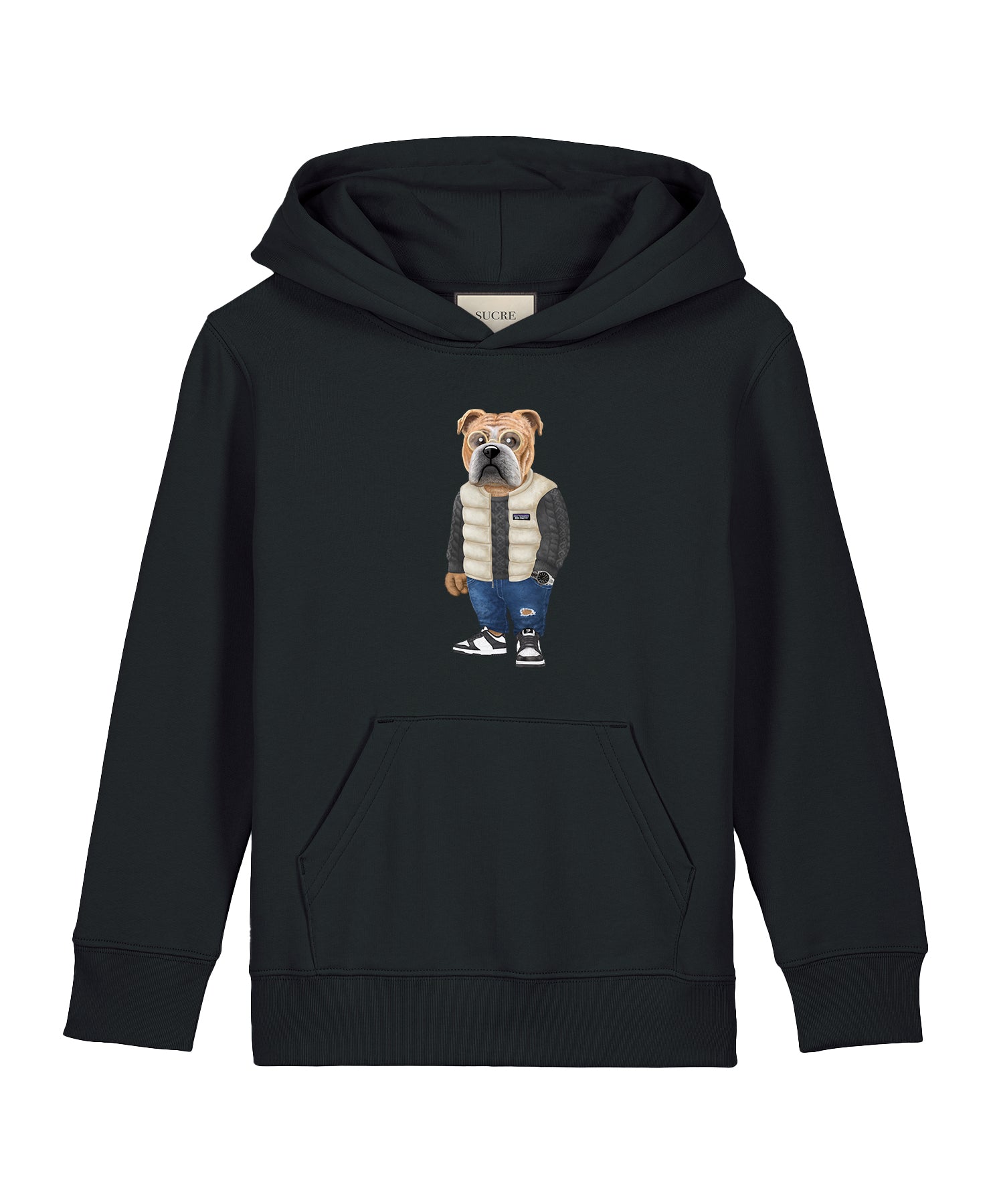 English I Hoodie Kids Black