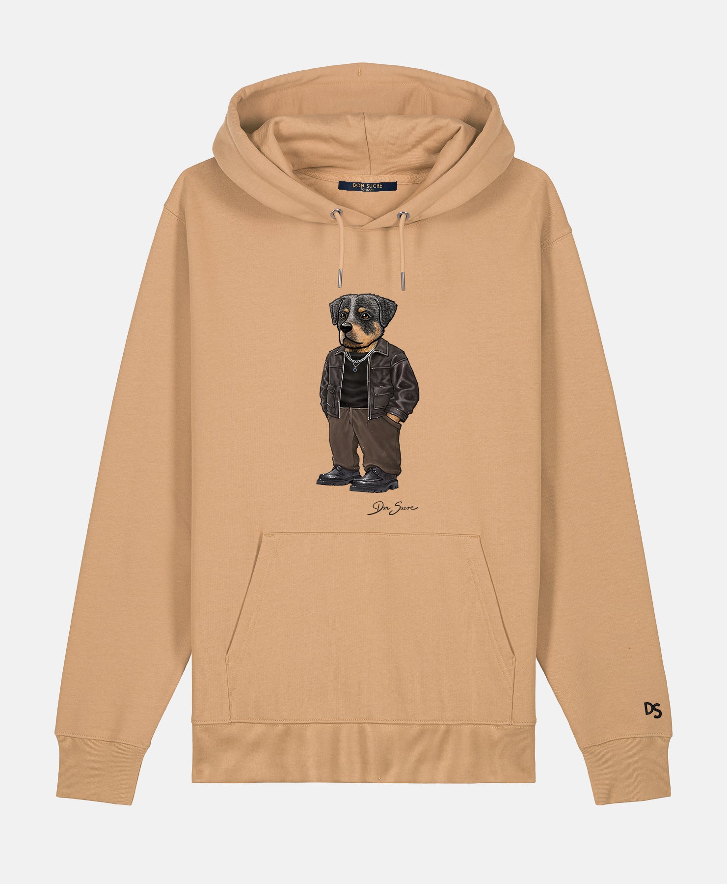 Rottweiler Hoodie Latte