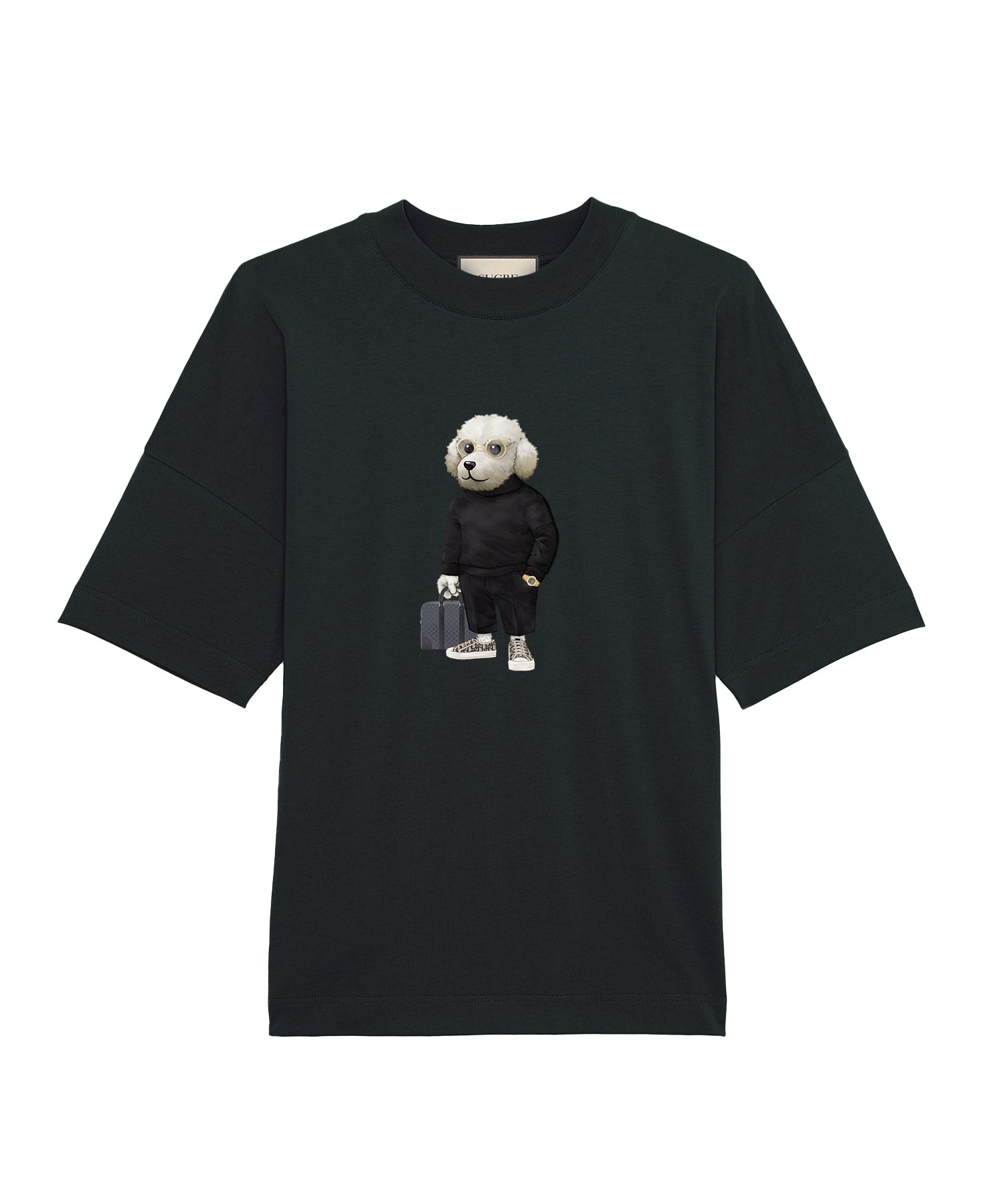 Poodle I Oversize T-Shirt Black