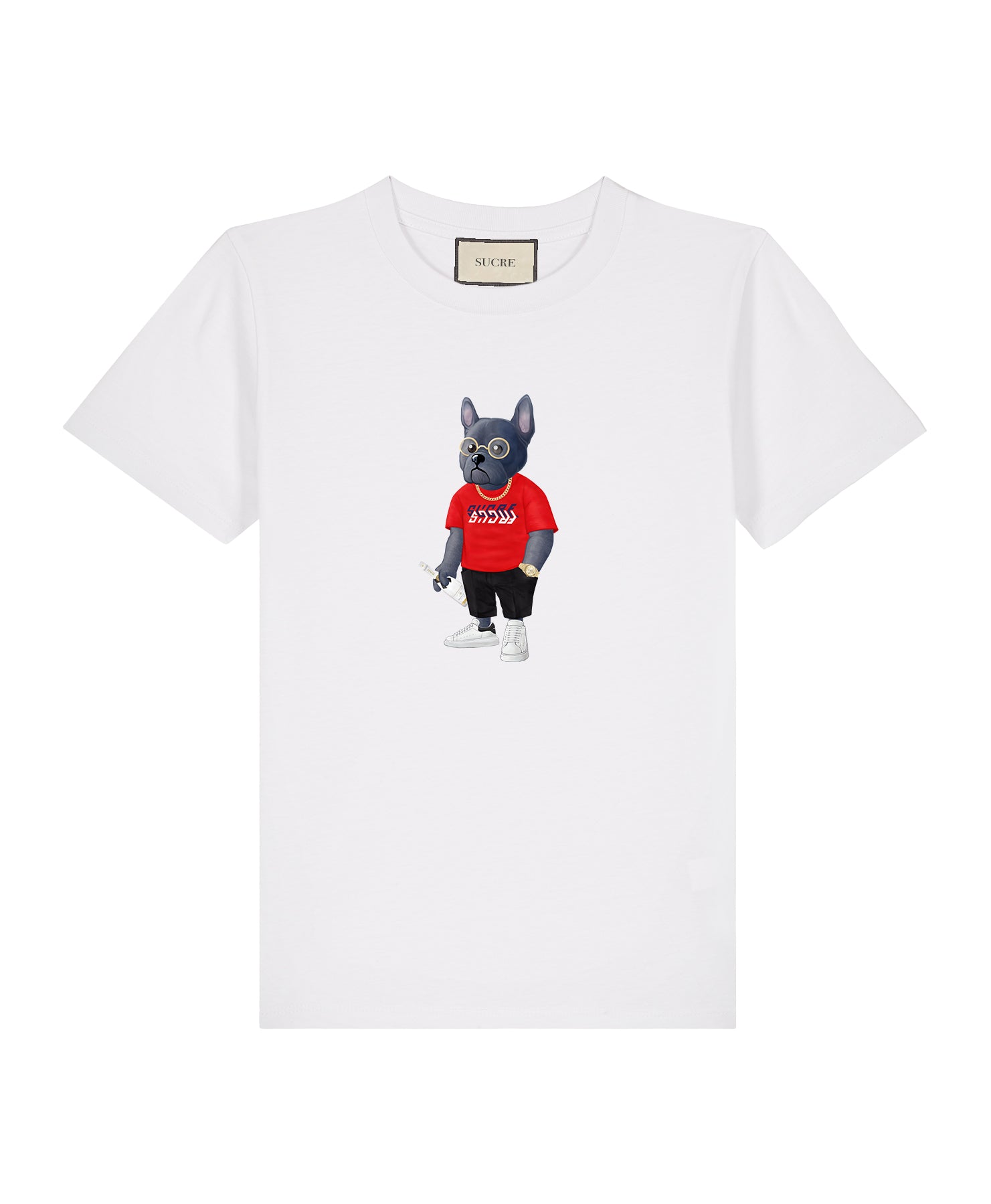 French II T-shirt Kids White