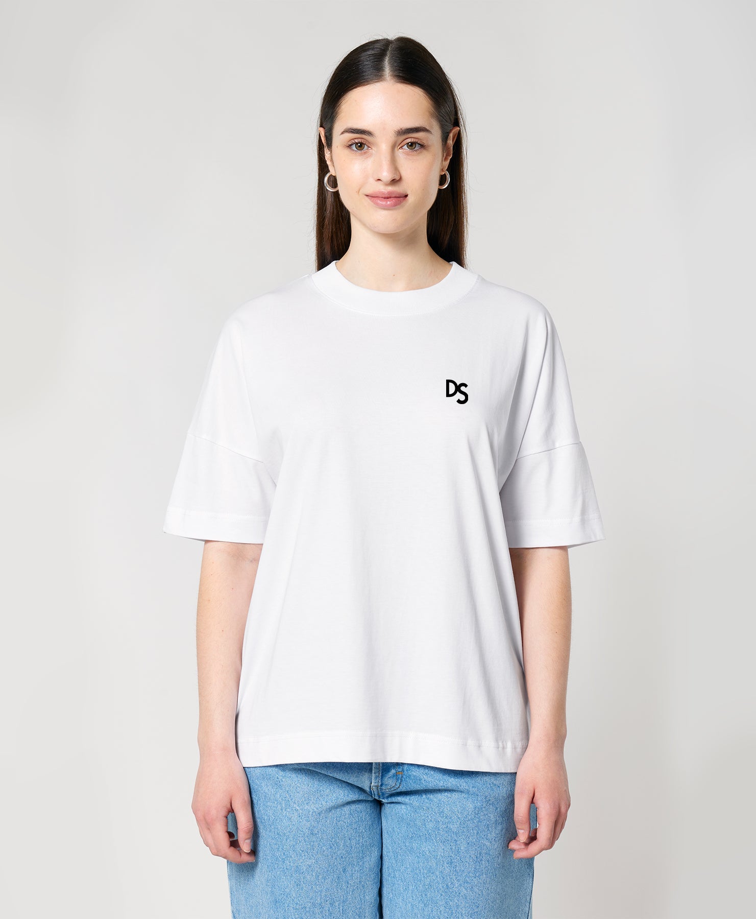 Doberman Oversize T-Shirt White